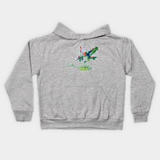 talking colors of bird Kids Hoodie